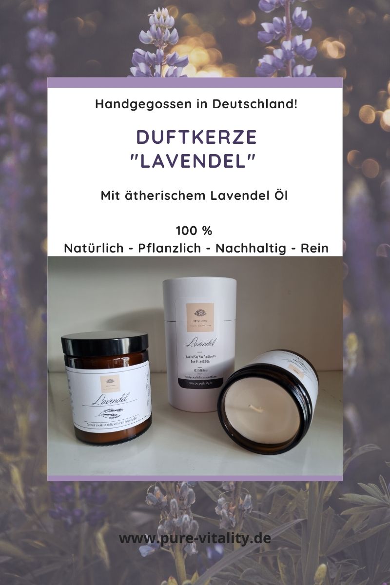 Duftkerze Lavendel