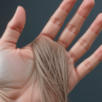 Haare in der Hand