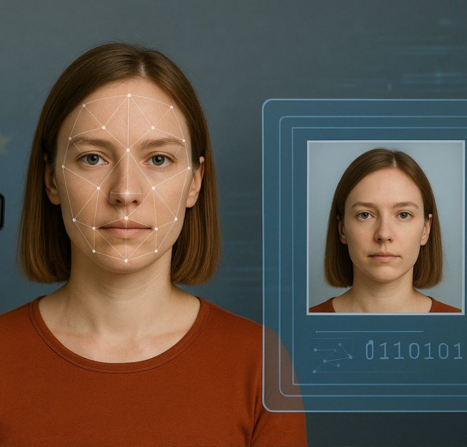 Passfoto einer Frau