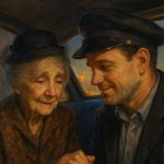 Tsaxifahrer mit einer betagten Dame