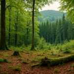 Alte Buchenwälder mit Übergang zu Nadelholzforsten