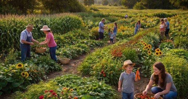 Mark Knopp verwandelte seinen Acker in einen Garten für alle