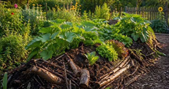 Hügelkultur: Was vergrabenes Holz im Beet bringt