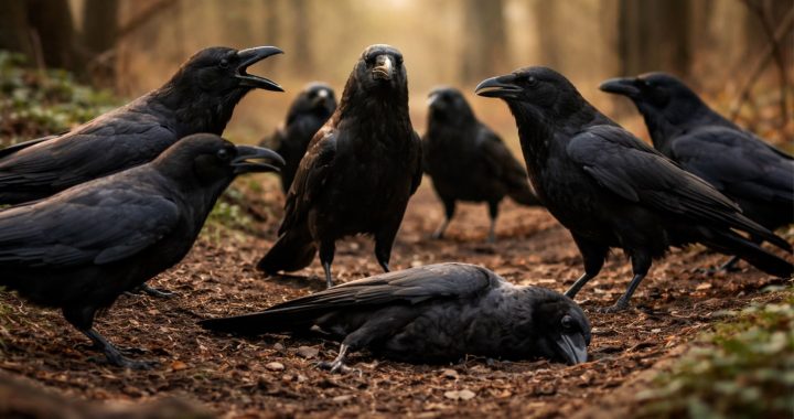 Das bemerkenswerte Verhalten von Krähen: Wenn Trauer auf Lernbereitschaft trifft