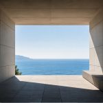 Ein moderner Mensch bewegt sich durch einen Alltag aus klaren rechteckigen Strukturen. Von einem geometrisch eingerichteten Wohnraum über Straßen, Gebäude und digitale Bildschirme bis zurück in die eigenen vier Wände prägen Rahmen, Linien und Raster jede Station des Tages. Die Szene verdeutlicht das Spannungsfeld zwischen Ordnung, Effizienz und dem Wunsch nach mehr Offenheit und Freiheit im Denken.